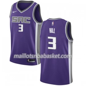 Maillot Homme Sacramento Kings George Hill 3 Nike 2017-18 Pourpre Swingman